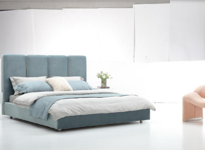 Schlafzimmer 3 tlg. Set Bett 2x Nachttisch Konsole Polster Betten Doppel Hotel